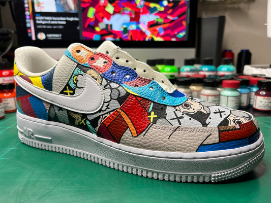 Custom painted shoes